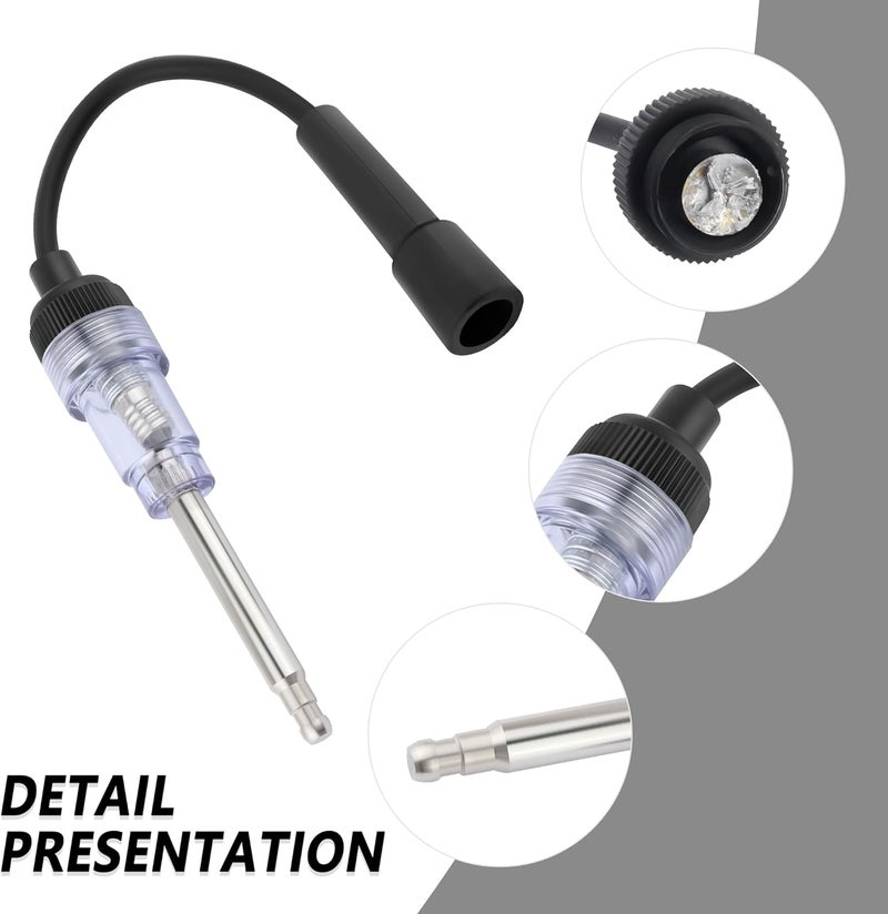 Stacool Spark Plug Tester with Indicator Lights,Spark Tester Small Engine for Check Ignition System,Universal Ignition Coil Tester Tool Car Accessories for Cars,Motorcycle,Lawn Mower (1PCS) - Image 4